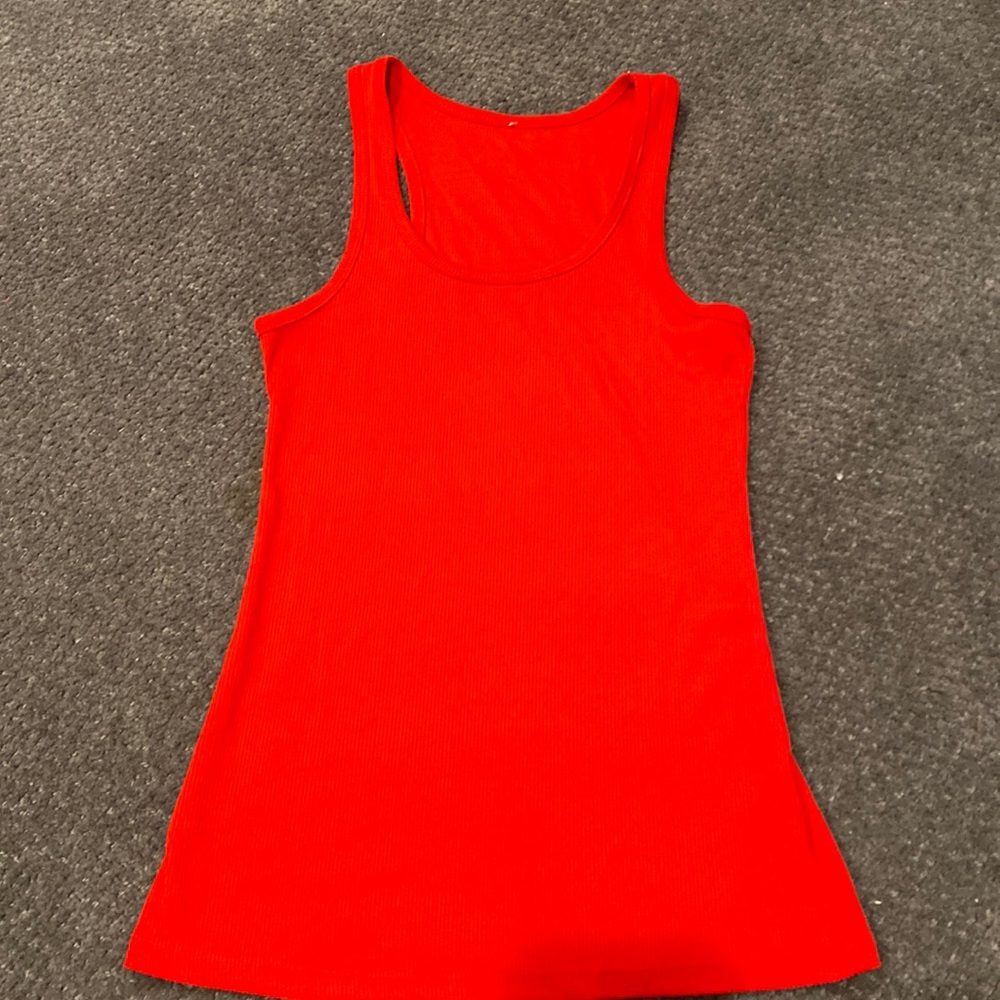Red Athletic Tank Top